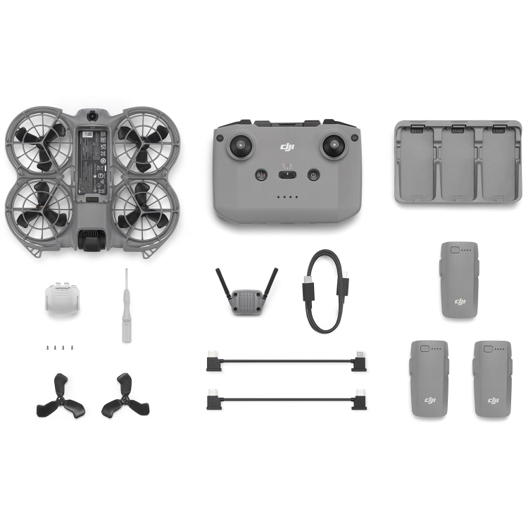 DJI-NEO-2-Fly-More-Combo - zawartość zestawu