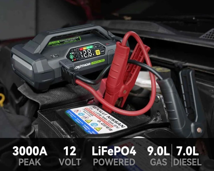 Rozruch 12V z prądem szczytowym 3000A