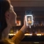 Insta360 Snap Selfie Screen with Light podczas nagrywania w słabym oświetleniu