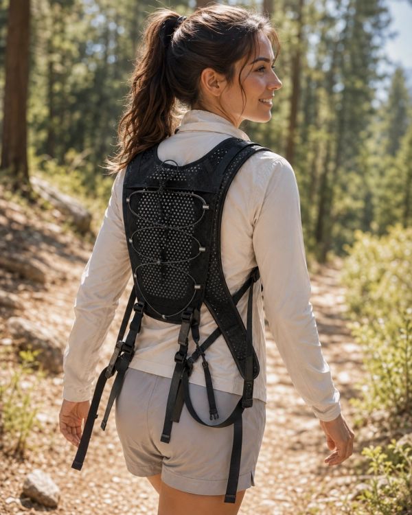 Hypershell AeroFlex Shoulder Strap podczas aktywności outdoorowej