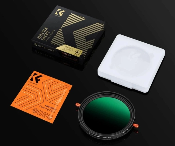 Filtr K&F Concept ND2-ND32 CPL Nano-Xcel 77 mm z etui i akcesoriami