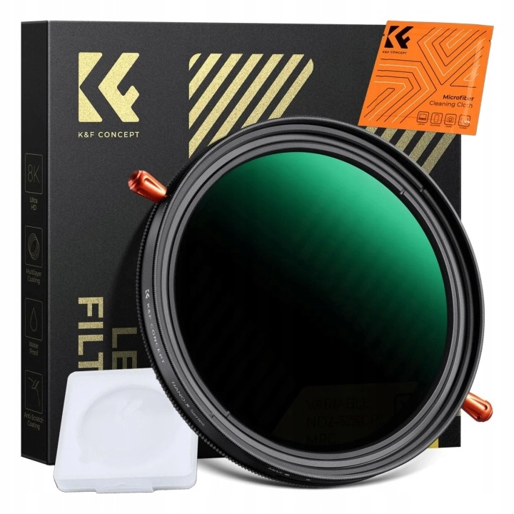 Filtr 2w1 K&F Concept ND2-ND32 CPL Nano-Xcel 77 mm w opakowaniu