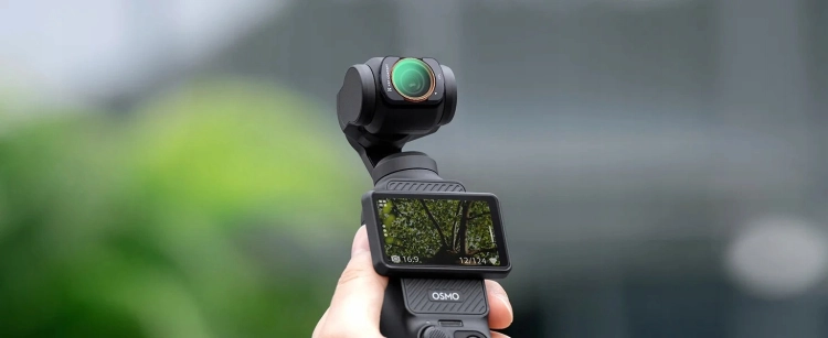 Porównanie obrazu z filtrem CPL K&F Concept do DJI Osmo Pocket 3