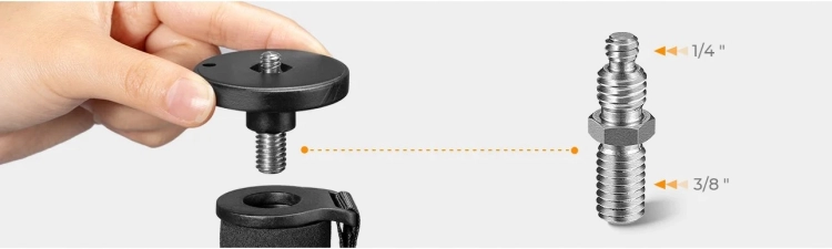 Monopod K&F Concept MS16 jako uchwyt fotograficzny i kij trekkingowy