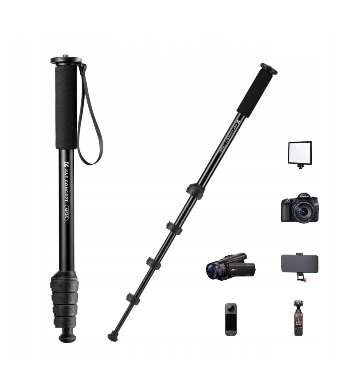 Zawartość zestawu monopodu K&F Concept MS16 KF09.138V1