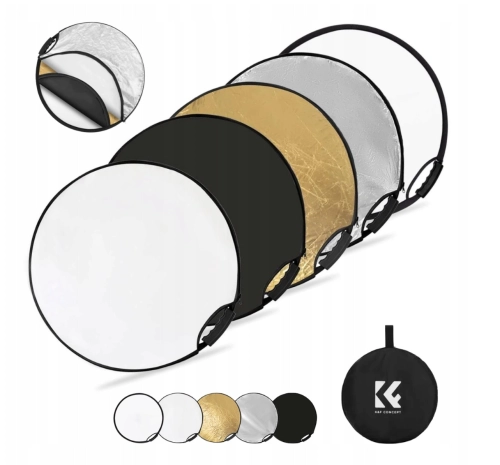 Zawartość zestawu blendy fotograficznej K&F Concept KF18.0004 60 cm