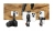 Uchwyt K&F Concept KF31.094 z dwoma mocowaniami Cold Shoe na mikrofon i lampę