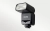 Godox TT350O na podstawce, widok z tyłu z boku z odchyloną głowicą
