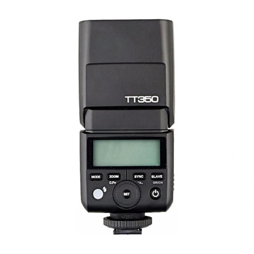 Godox TT350O z podświetlonym ekranem LCD i przyciskami sterującymi