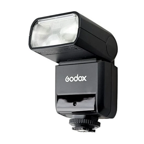 Lampa błyskowa Godox TT350O do Olympus z uniesioną głowicą, widok produktu