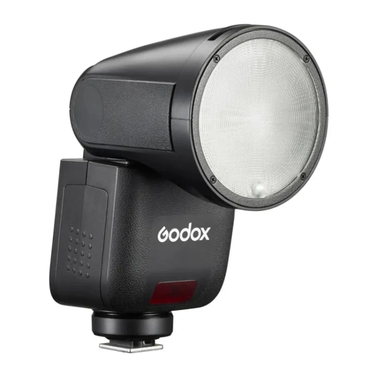 Godox V1-S TTL HSS do Sony z okrągłą głowicą błyskową, widok produktu