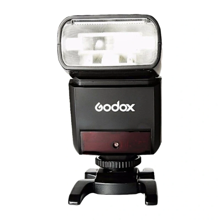 Godox TT350S TTL HSS do Sony na mini podstawce, widok produktu z przodu