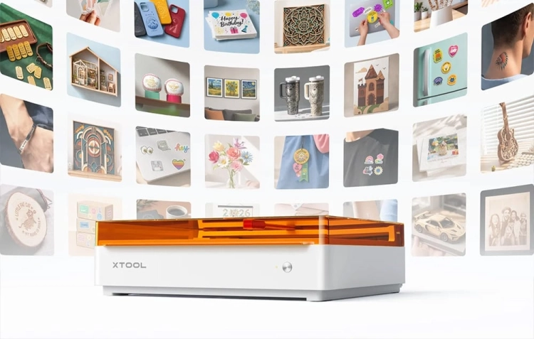 Przykłady personalizowanych produktów wykonanych przy użyciu xTool M2 Standard 20W