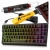 Czarna klawiatura magnetyczna Attack Shark X68 HE z podświetleniem RGB.