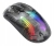 Półprzezroczysta obudowa myszy ATTACK SHARK X2 PRO z efektami świetlnymi 3D RGB.
