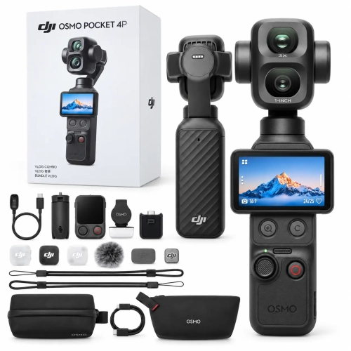 Kamera sportowa DJI Osmo Pocket 4P Vlog Combo 4K UHD 103GB WiFi Akcesoria (1).webp