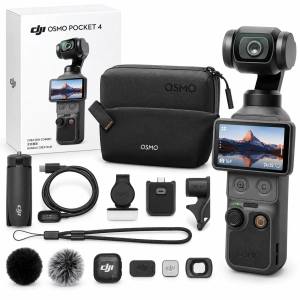Kamera DJI Osmo Pocket 4 Creator Combo z nadajnikiem DJI Mic 3