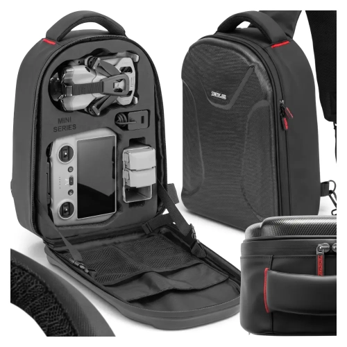Torba Etui Plecak do dronów serii DJI Mini Zestaw Combo Pasek Pokrowiec.webp