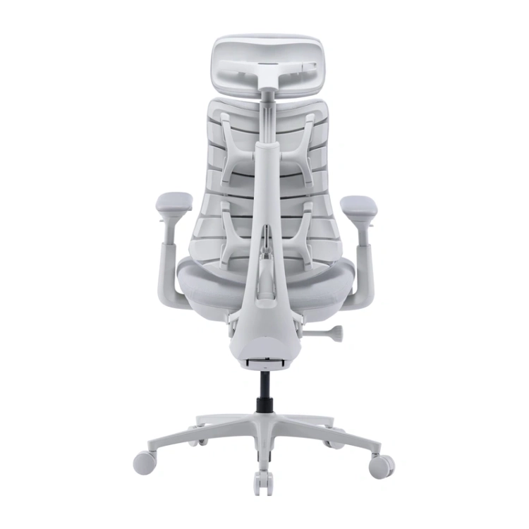 Krzesło ergonomiczne LiberNovo Omni Pro 48 cm białe, widok produktu z przodu