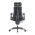 Krzesło ergonomiczne LiberNovo Omni Pro 48 cm grafitowe, widok produktu z przodu