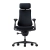Krzesło ergonomiczne LiberNovo Omni Dynamic 48 cm czarne, widok produktu od tyłu