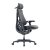 Krzesło ergonomiczne LiberNovo Omni GEN 45 cm grafitowe, widok produktu z boku