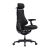 Krzesło ergonomiczne LiberNovo Omni SE 48 cm czarne, widok z boku