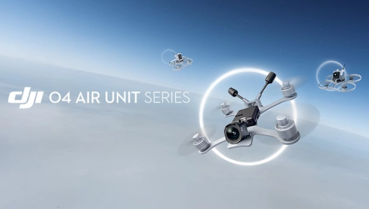 DJI O4 Wide Air Unit podczas lotu FPV z ultraszerokim polem widzenia kamery
