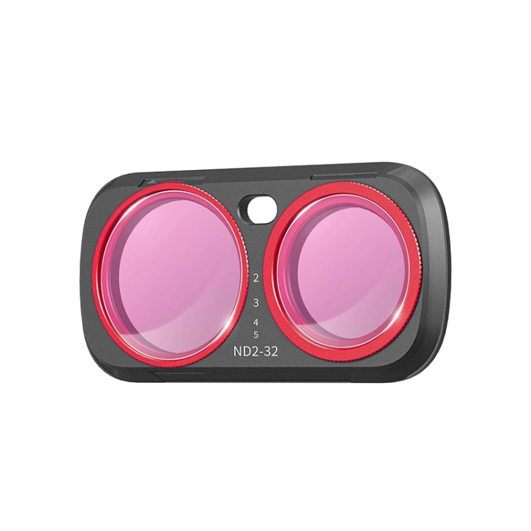 Filtr STARTRC Black Mist do Insta360 Luna Ultra z charakterystycznym różowym odcieniem szkła