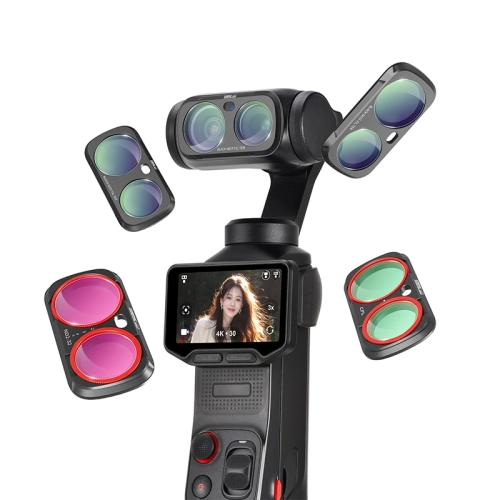Zestaw filtrów STARTRC VCR do Insta360 Luna Ultra z filtrami CPL Black Mist VND etui i akcesoriami