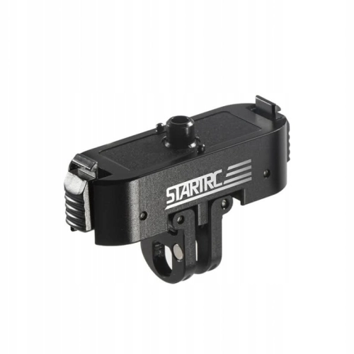 Szybkozłączka STARTRC do GoPro HERO 13 z widocznym mechanizmem magnetycznym i blokadą