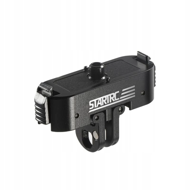 Szybkozłączka STARTRC do GoPro HERO 13 z widocznym mechanizmem magnetycznym i blokadą