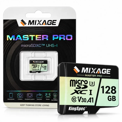 Karta pamięci microSDXC 128GB KingSpec Master Pro.webp