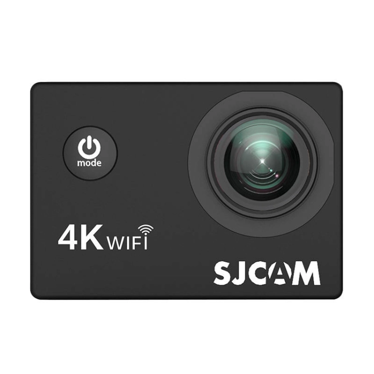 Kamera sportowa SJCAM SJ4000 Air, widok z przodu z obiektywem i oznaczeniem 4K WiFi