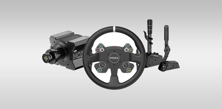 Kompletny zestaw MOZA Racing Drift x Rally CS V2P R9 V3 SGP HBP do PC