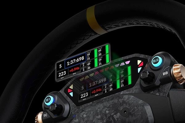 Wyświetlacz kierownicy MOZA Racing CS Pro RS093 z danymi telemetrycznymi