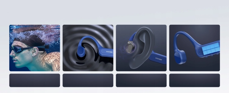 Najważniejsze funkcje słuchawek DOOGEE BoneBeat Swim Lite Bluetooth 5.4 32 GB