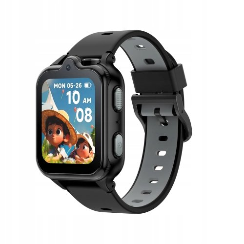 Smartwatch dziecięcy DOOGEE Anyscene S3 4G Black z ekranem dotykowym