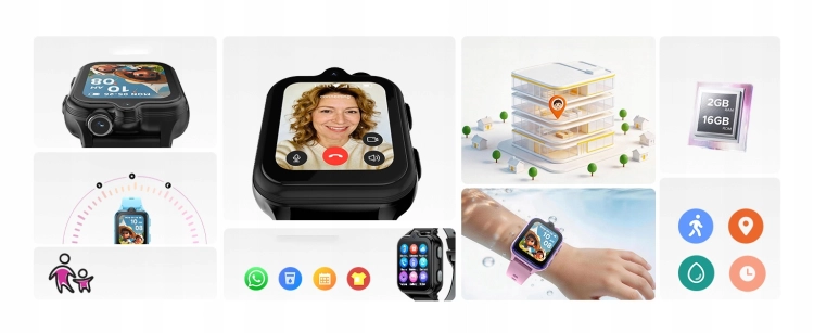 Smartwatch DOOGEE Anyscene S3 z aplikacjami i funkcjami dla dzieci
