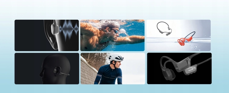Funkcje słuchawek DOOGEE BoneBeat Swim Grey Bluetooth 5.4 32 GB