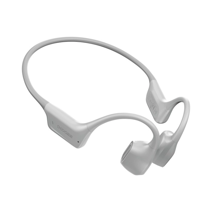 DOOGEE BoneAir Swim Light Gray – widok całej konstrukcji Open-Ear