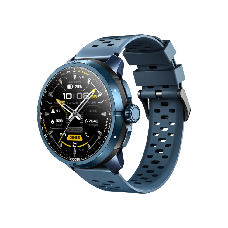 Smartwatch DOOGEE Anymoving M1 Pro Blue z okrągłym ekranem AMOLED