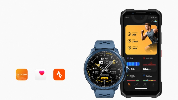 Smartwatch DOOGEE Anymoving M1 Pro z ekranem AMOLED i funkcjami sportowymi