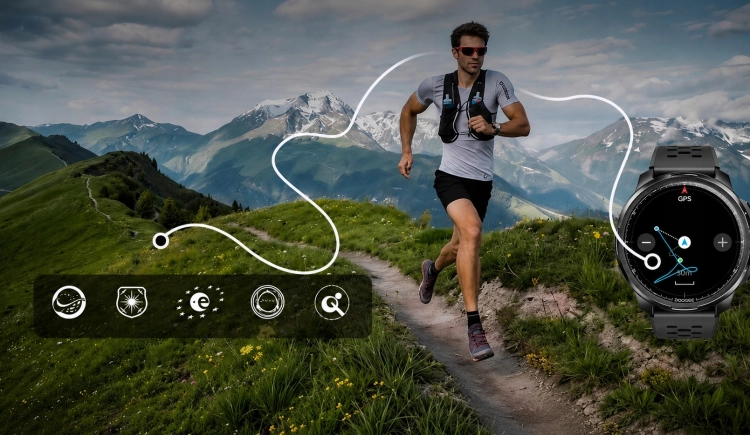 Smartwatch DOOGEE Anymoving M1 podczas treningu i aktywności na świeżym powietrzu