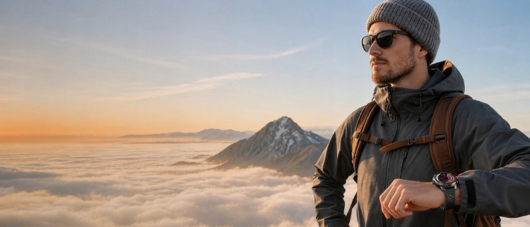 DOOGEE Anymoving M1 z funkcjami outdoorowymi podczas wędrówki