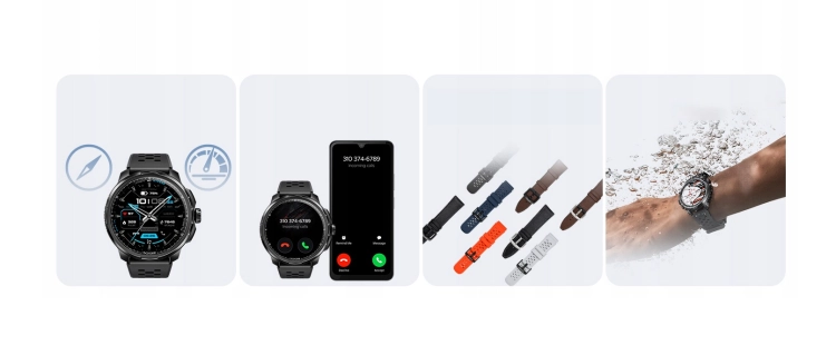 Akcesoria i elementy zestawu smartwatcha DOOGEE Anymoving M1 Gray