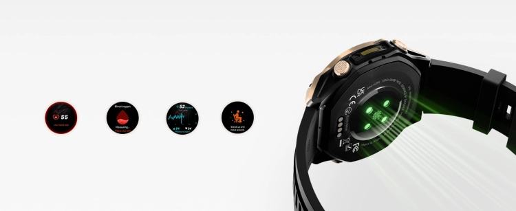 Funkcje outdoorowe smartwatcha DOOGEE Anywise W1 z kompasem i GPS