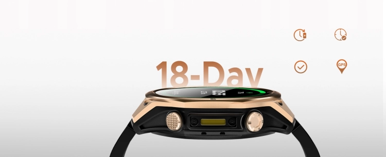 Smartwatch DOOGEE Anywise W1 z funkcjami sportowymi i monitoringiem