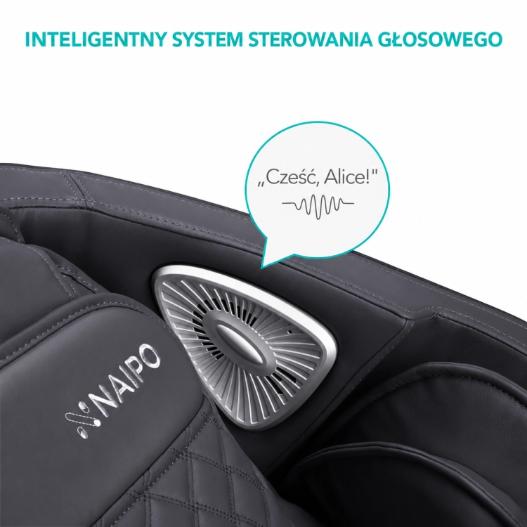 Panel sterowania i obsługa funkcji fotela NAIPO MGC-A350