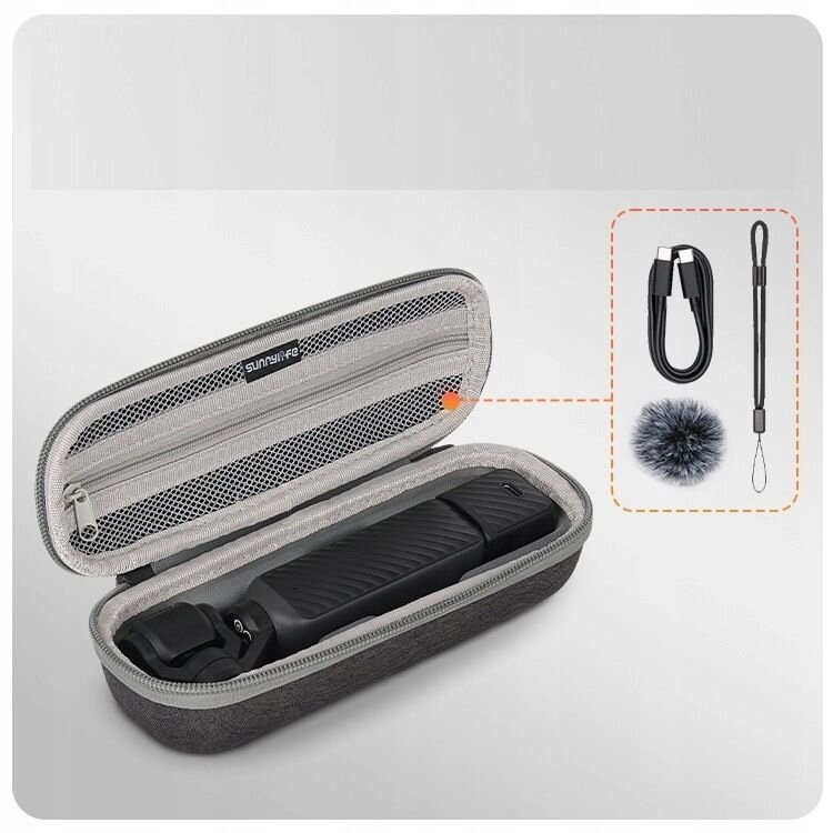 Etui Sunnylife B206 z kieszenią na akcesoria i miejscem na kamerę DJI Osmo Pocket